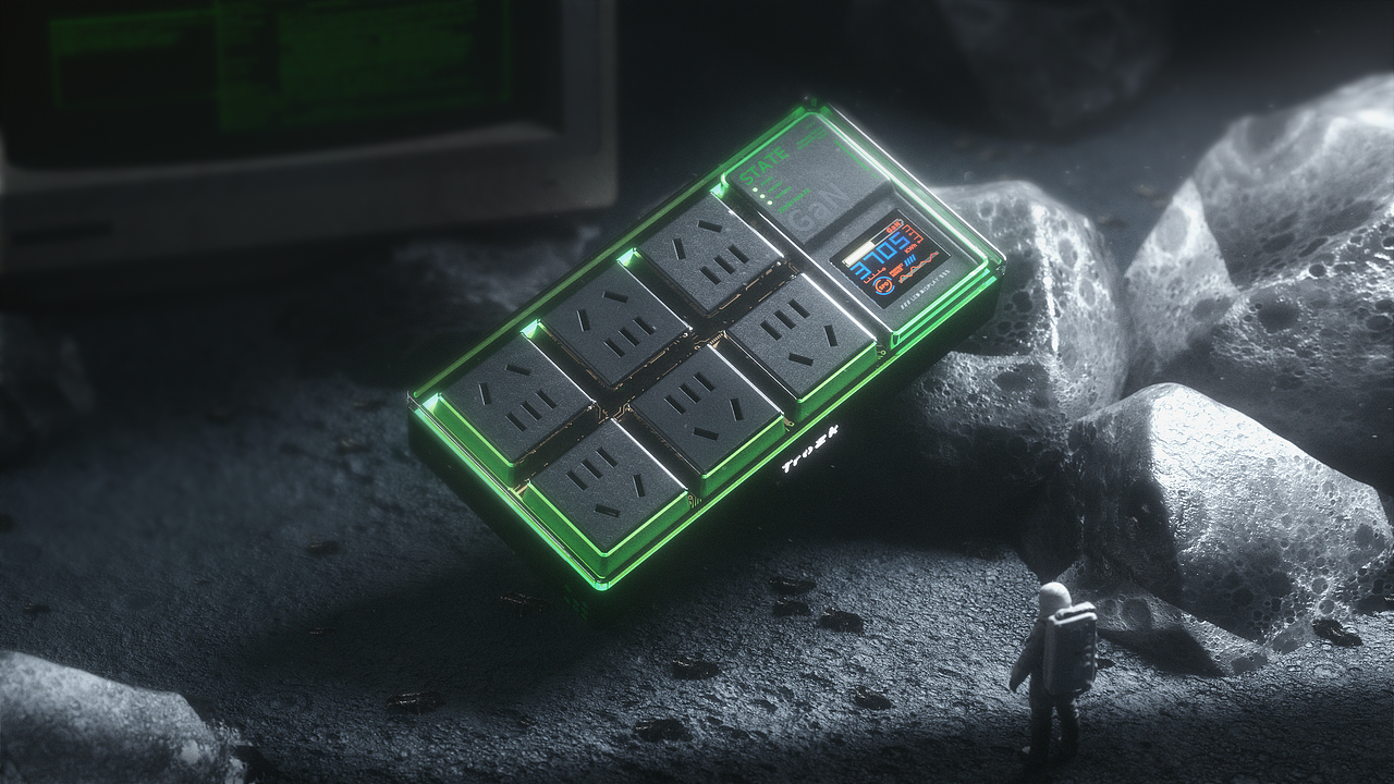 TROZK® PUNK E-POWER | 硬盒65氮化镓插座