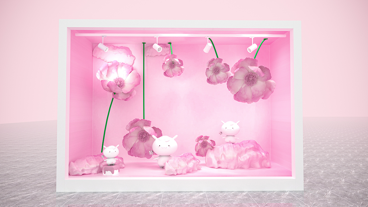 商场春季樱花美陈（图ZMzM0NzA2Nzg0） - 场景 - 站酷设计师果达丶原创素材 - 站酷ZCOOL