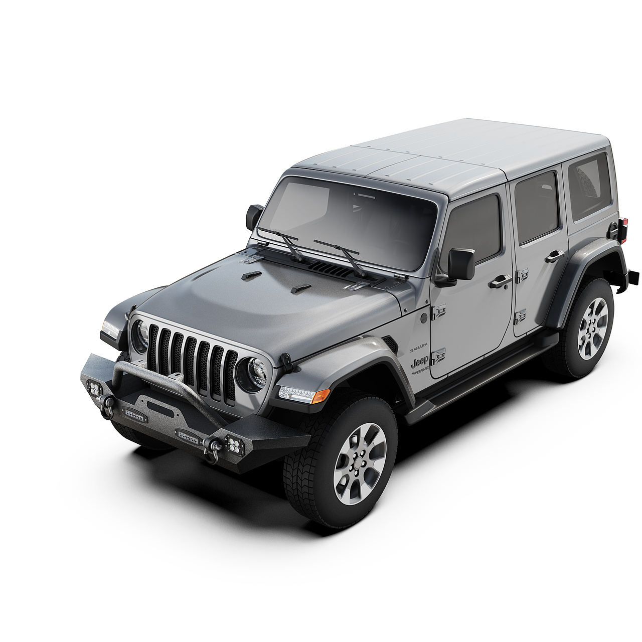 汽车改装件类渲染