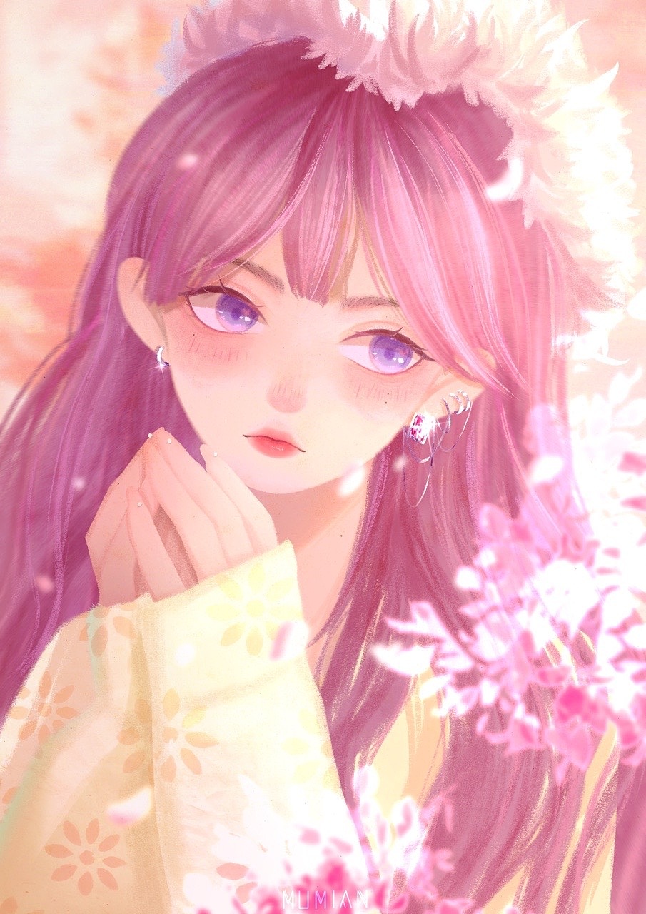 扁平风人物插画丨头像