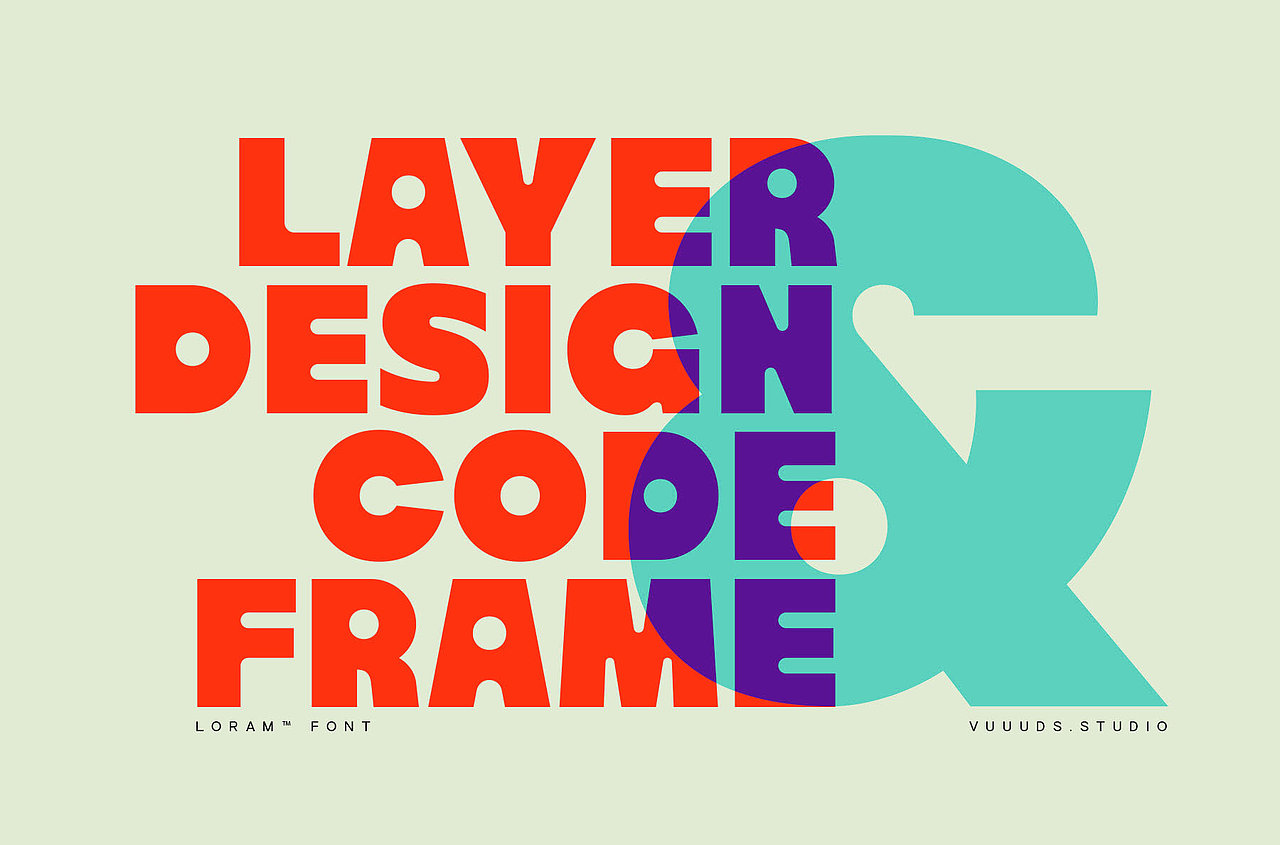 现代潮流时尚文创粗体字海报封面标题无衬线英文字体