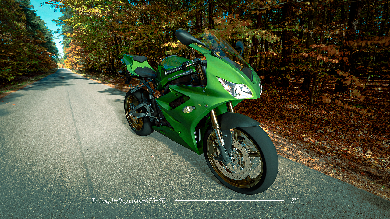 摩托车triumph_daytona_675_se