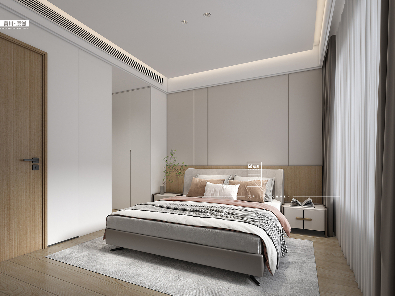 尖岗山壹号花园丨111㎡山景住宅，简约很开阔！（图ZMzE2OTg2OTQw） - 家装设计 - 站酷设计师莫川建筑空间设计原创素材 - 站酷ZCOOL