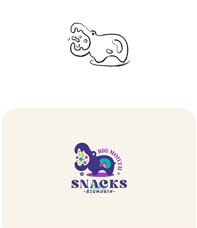 真的还有人做logo不画草图的吗？这些logo太可爱了（图ZMzM1NDU3OTc2） - 品牌 - 站酷设计师雨夜品牌设计原创素材 - 站酷ZCOOL