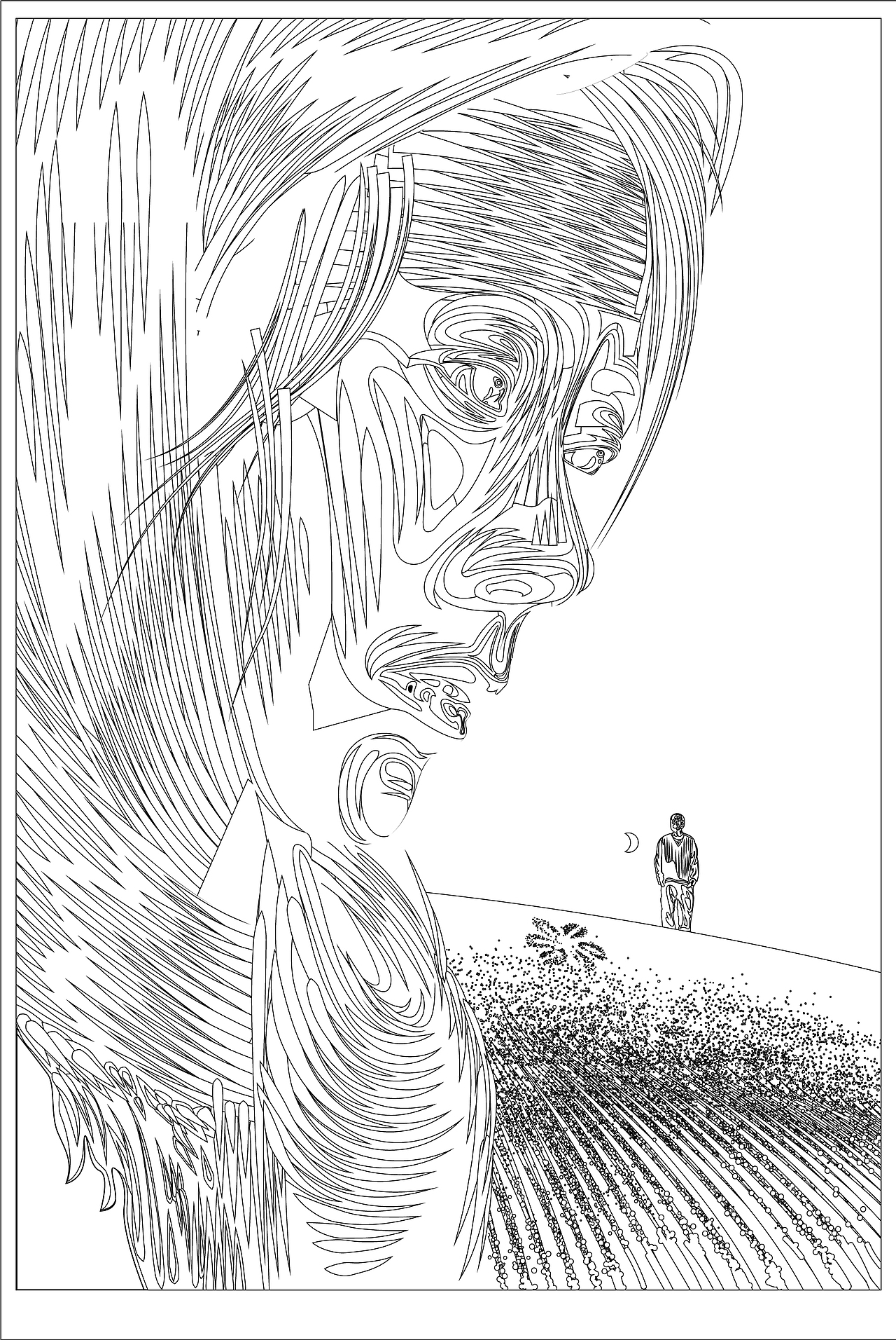 隐入尘烟 | 插画海报（图ZMzE1NTk0OTU2） - 商业插画 - 站酷设计师刘禹design原创素材 - 站酷ZCOOL