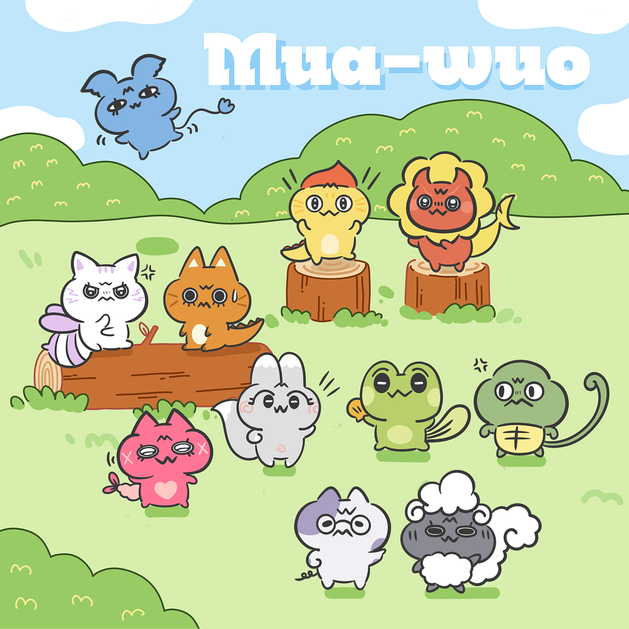【MUA-WUO】萌萌缝合怪！原创IP 表情包 可爱卡通（图ZMzY5MTgxMDI0） - IP形象 - 站酷设计师WEONE十分为一原创素材 - 站酷ZCOOL