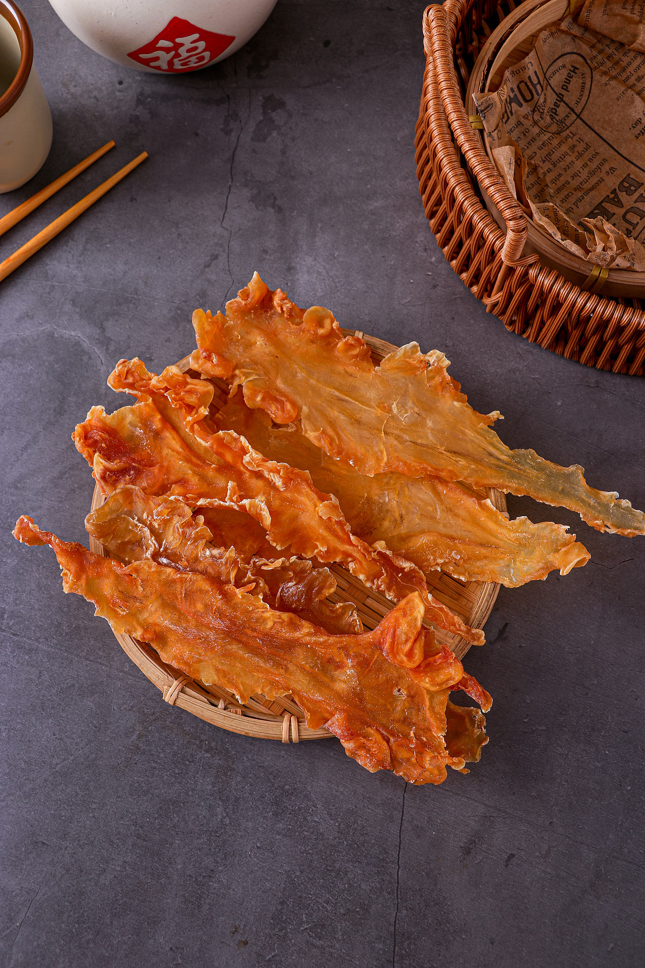 花胶鳕雪鱼胶赤嘴北海干花胶 海鲜黄花干货深海鱼鳔