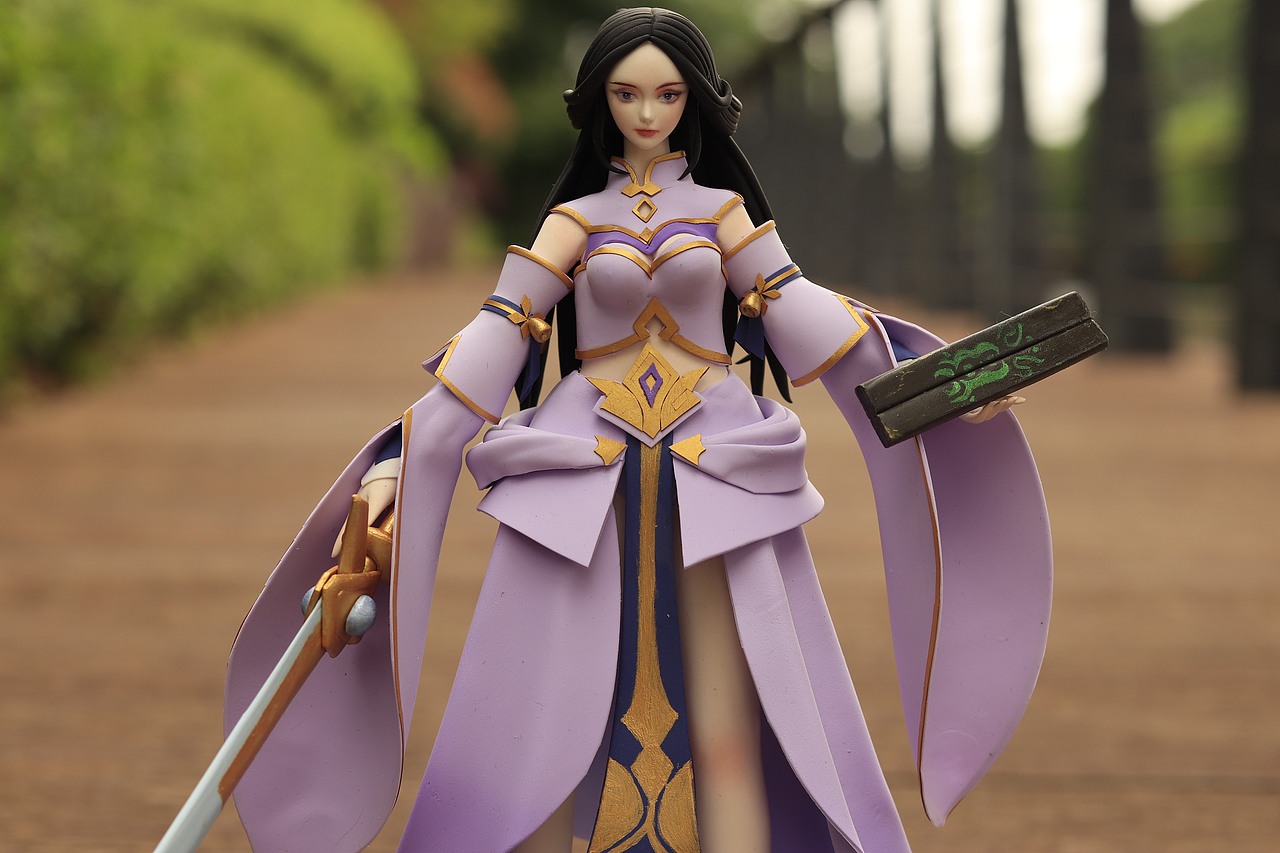 超轻粘土自制手办 紫霞仙子（王者荣耀露娜）