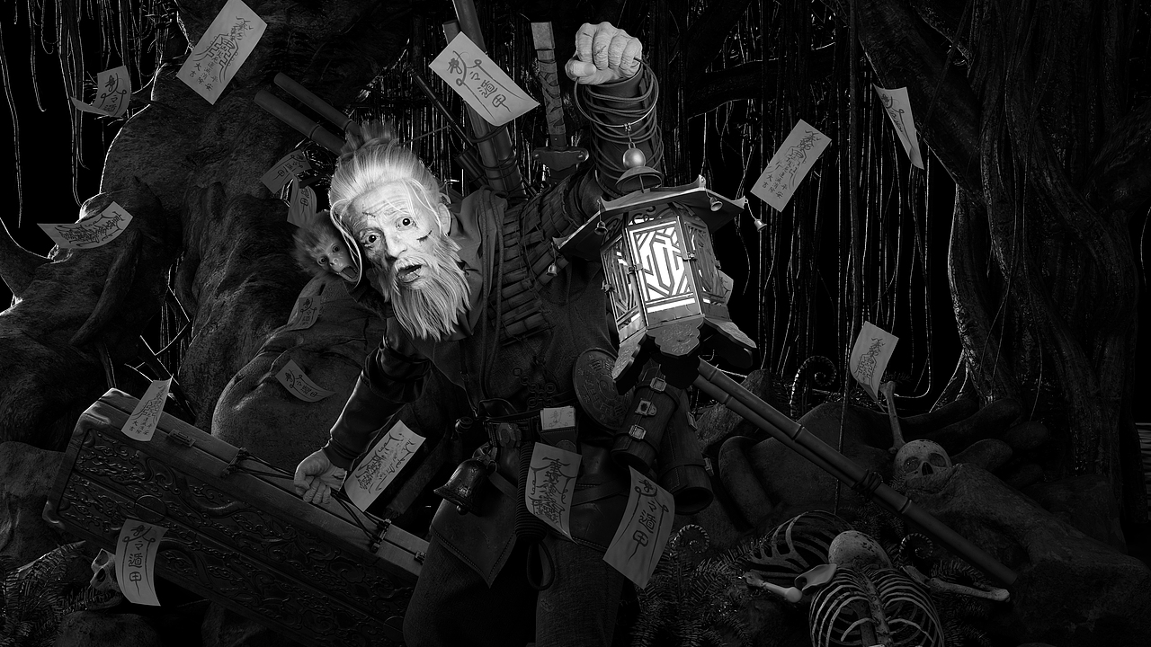 【学员作品】--叶珈豪《寻龙》（图ZMzY5ODQwNzY4） - 人物/生物 - 站酷设计师巧课力CGmomo原创素材 - 站酷ZCOOL