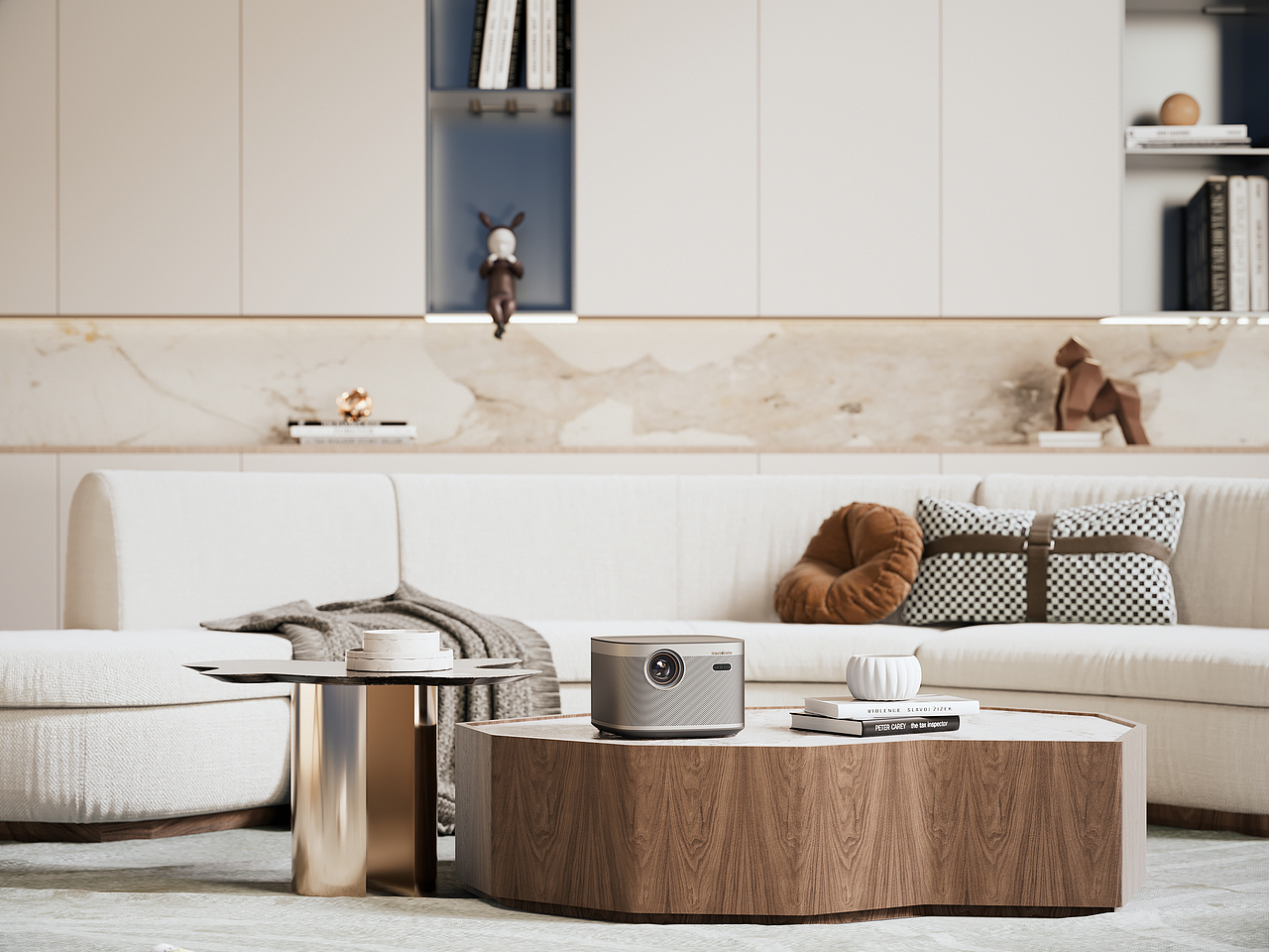 极米投影仪_渲染