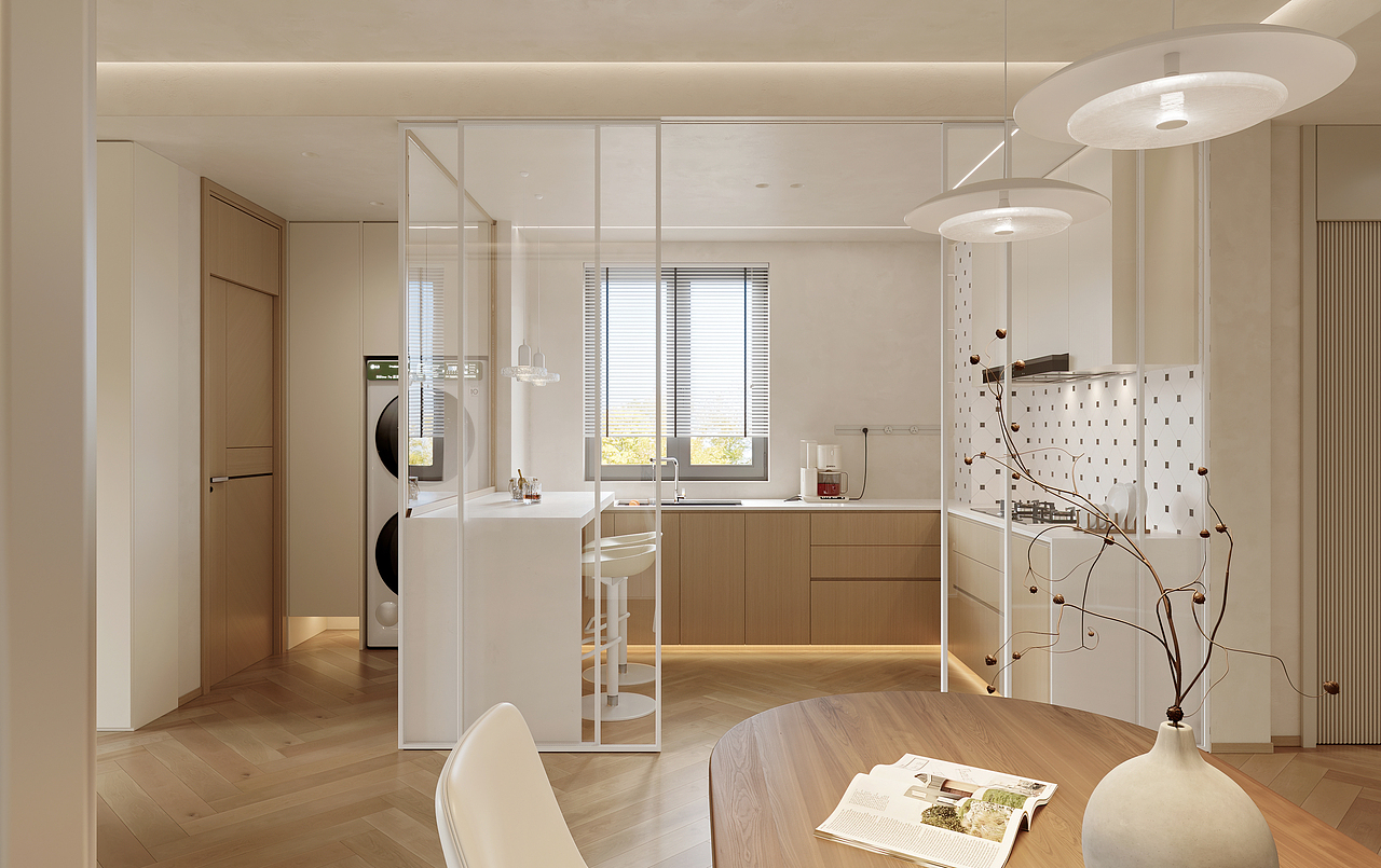 原木风客餐厅（图ZMzY0MTcyNzg0） - 家装设计 - 站酷设计师痞老蟹原创素材 - 站酷ZCOOL