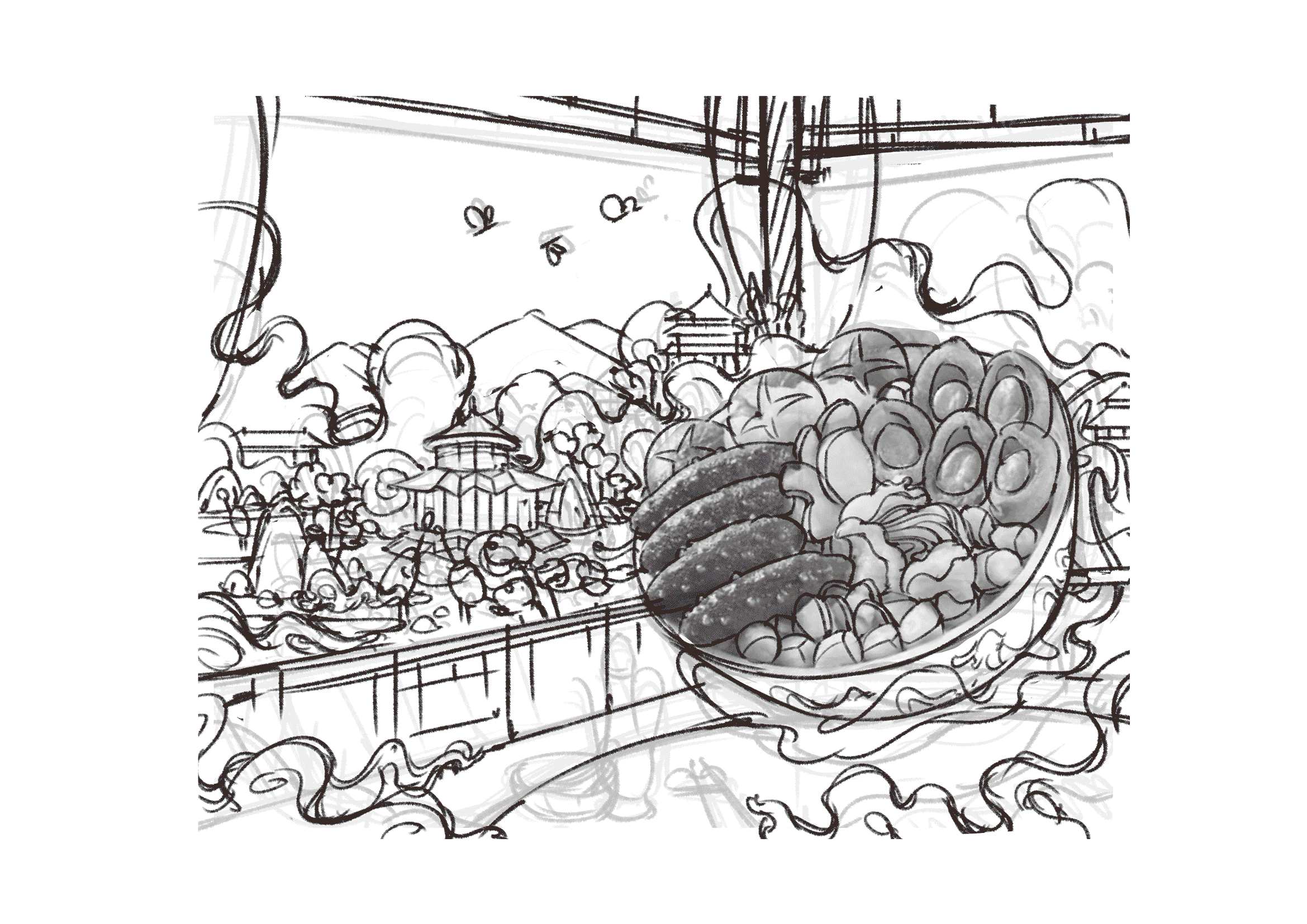 红小厨佛跳墙新年礼盒插画（图ZMzMwNTk2Nzky） - 商业插画 - 站酷设计师oRETRYo原创素材 - 站酷ZCOOL