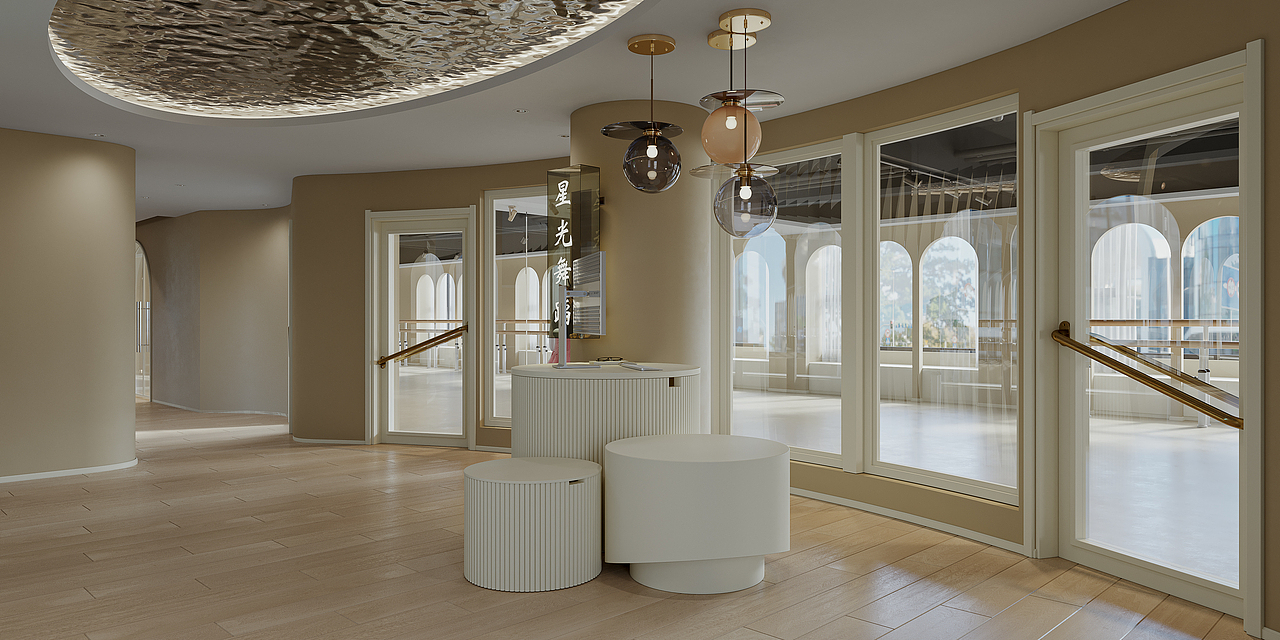 舞蹈教室（图ZMzIwNTIzODAw） - 商业空间设计 - 站酷设计师矩形视觉表现原创素材 - 站酷ZCOOL