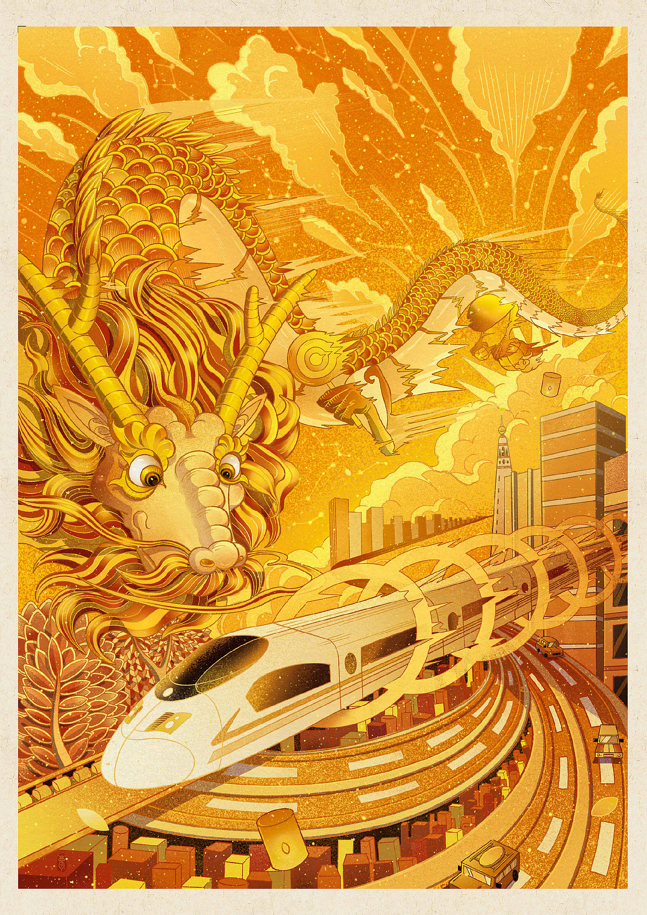 《十二生肖·十年》系列插画