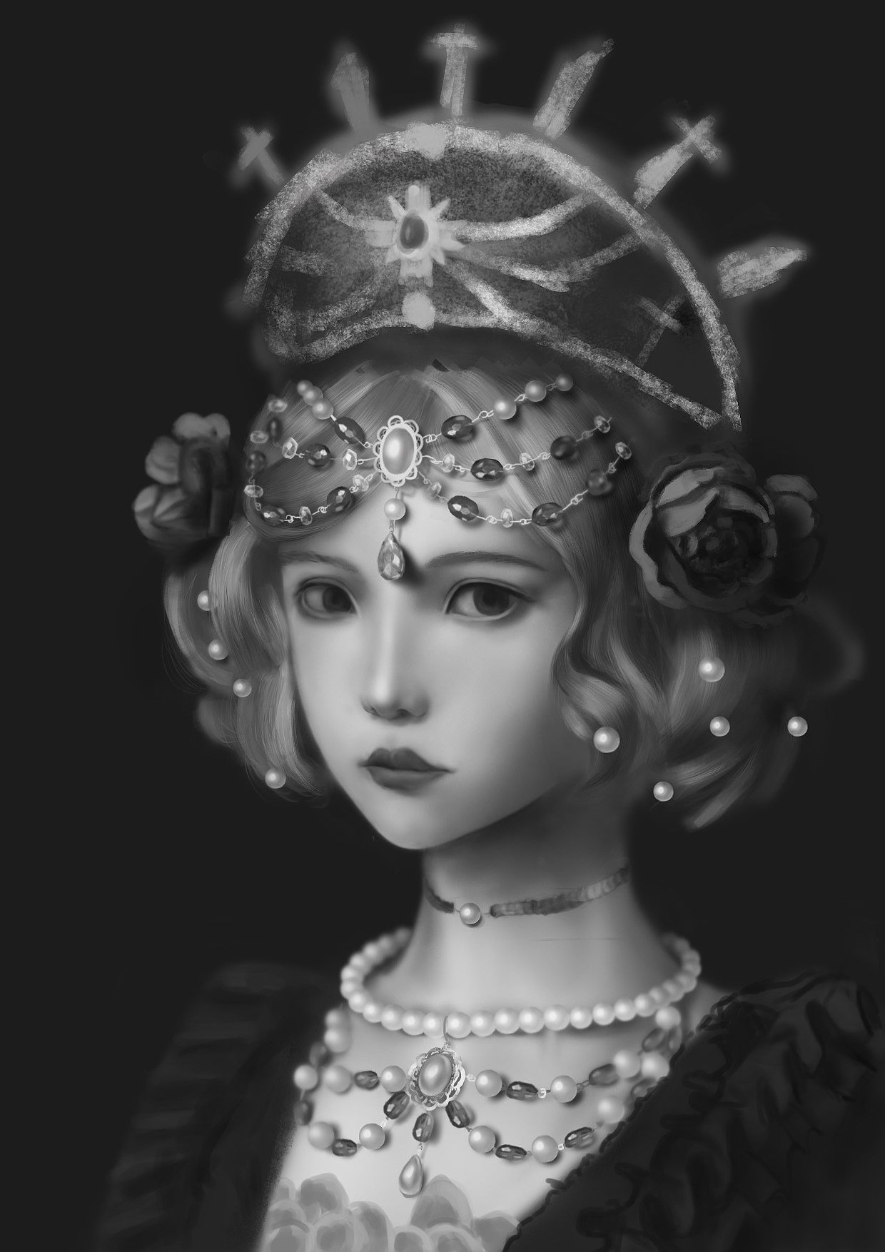 练习厚涂肖像（图ZMzI1NzA3MTI0） - 创作习作 - 站酷设计师单宝原创素材 - 站酷ZCOOL