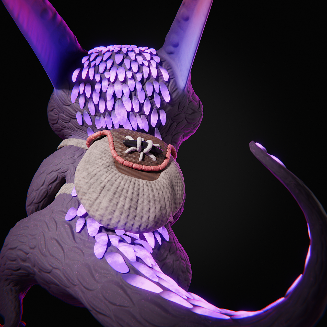 Blender可爱生物雕刻-个人练习作品（图ZMjk5NzI1MTg0） - 人物/生物 - 站酷设计师baouo原创素材 - 站酷ZCOOL