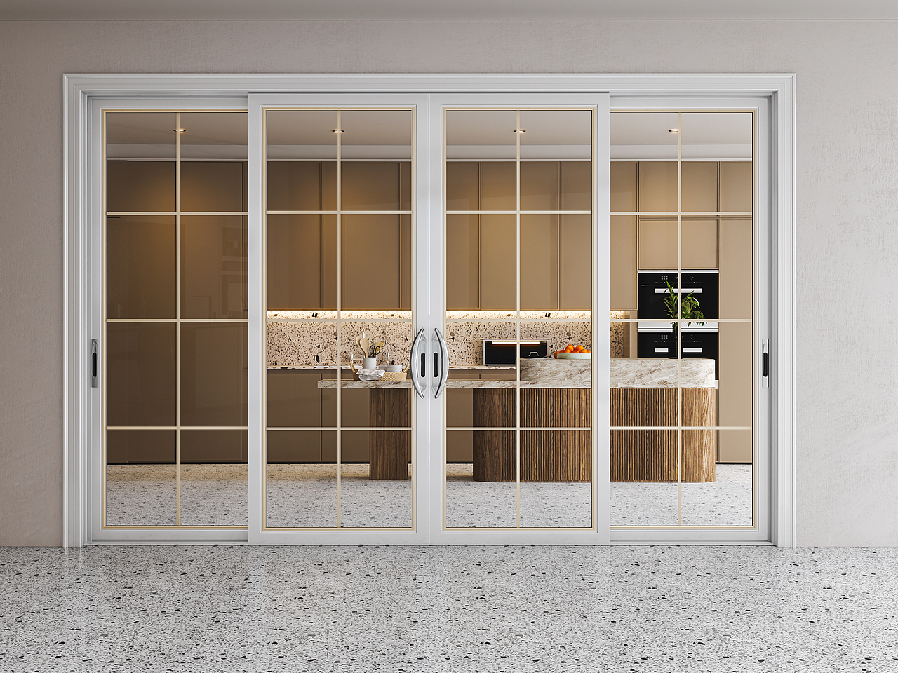 现代门窗效果图