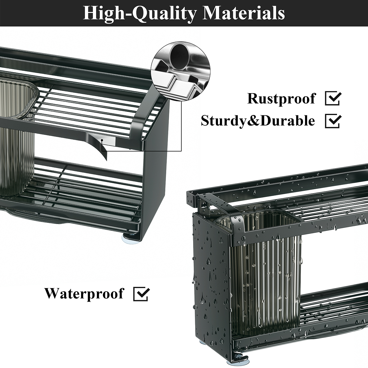 亚马逊吹风机架/纸巾架/沥水架 - 2024-Q2 - 产品渲染