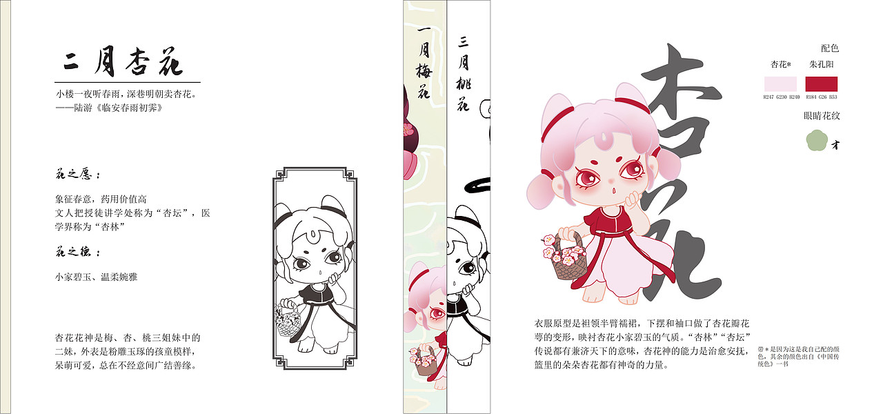 花·月令·十二月令花（图ZMzU5NDE0NDMy） - 创作习作 - 站酷设计师PlayComicAnny原创素材 - 站酷ZCOOL