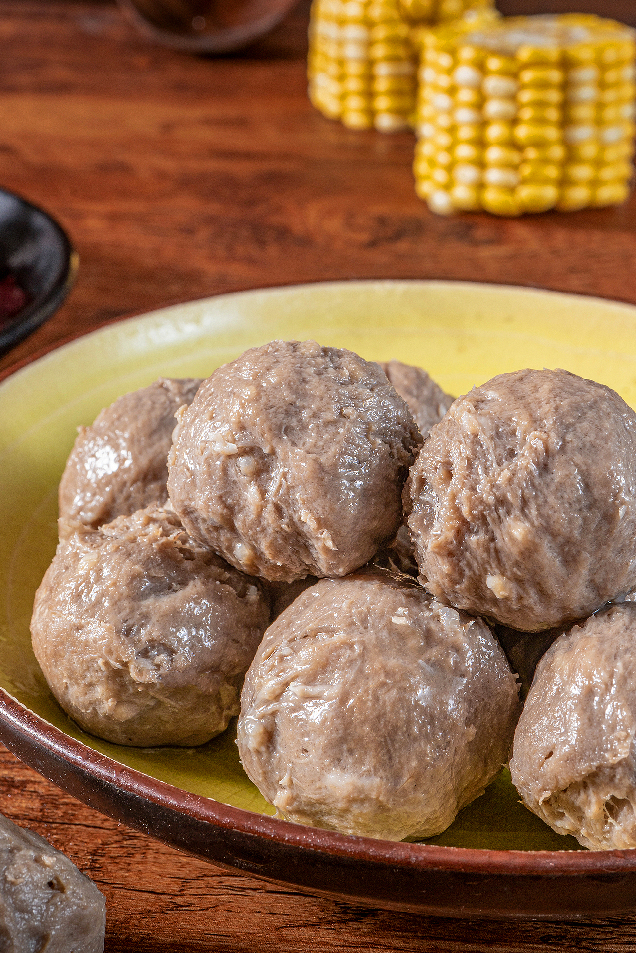 百分之100%纯牛肉制作的牛肉丸 潮汕牛肉丸