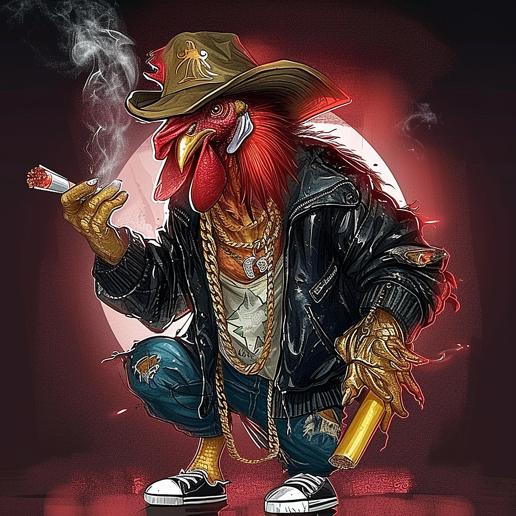 SD和MJ的技术演练脑暴图——鸡系列--职业篇(图ZMzY3MzgwNTky) - 艺术插画 - 站酷设计师痞子良原创素材 - 站酷ZCOOL
