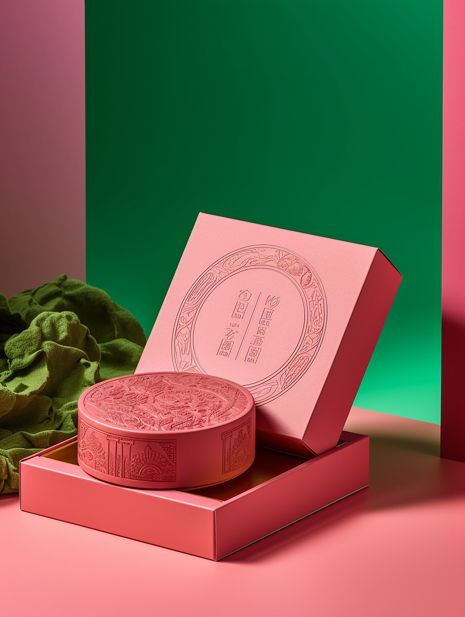 简约月饼礼盒包装设计