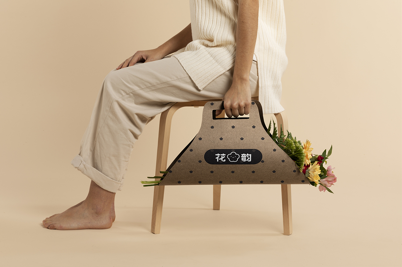 花韵logo设计,标志设计,花店logo,鲜花店