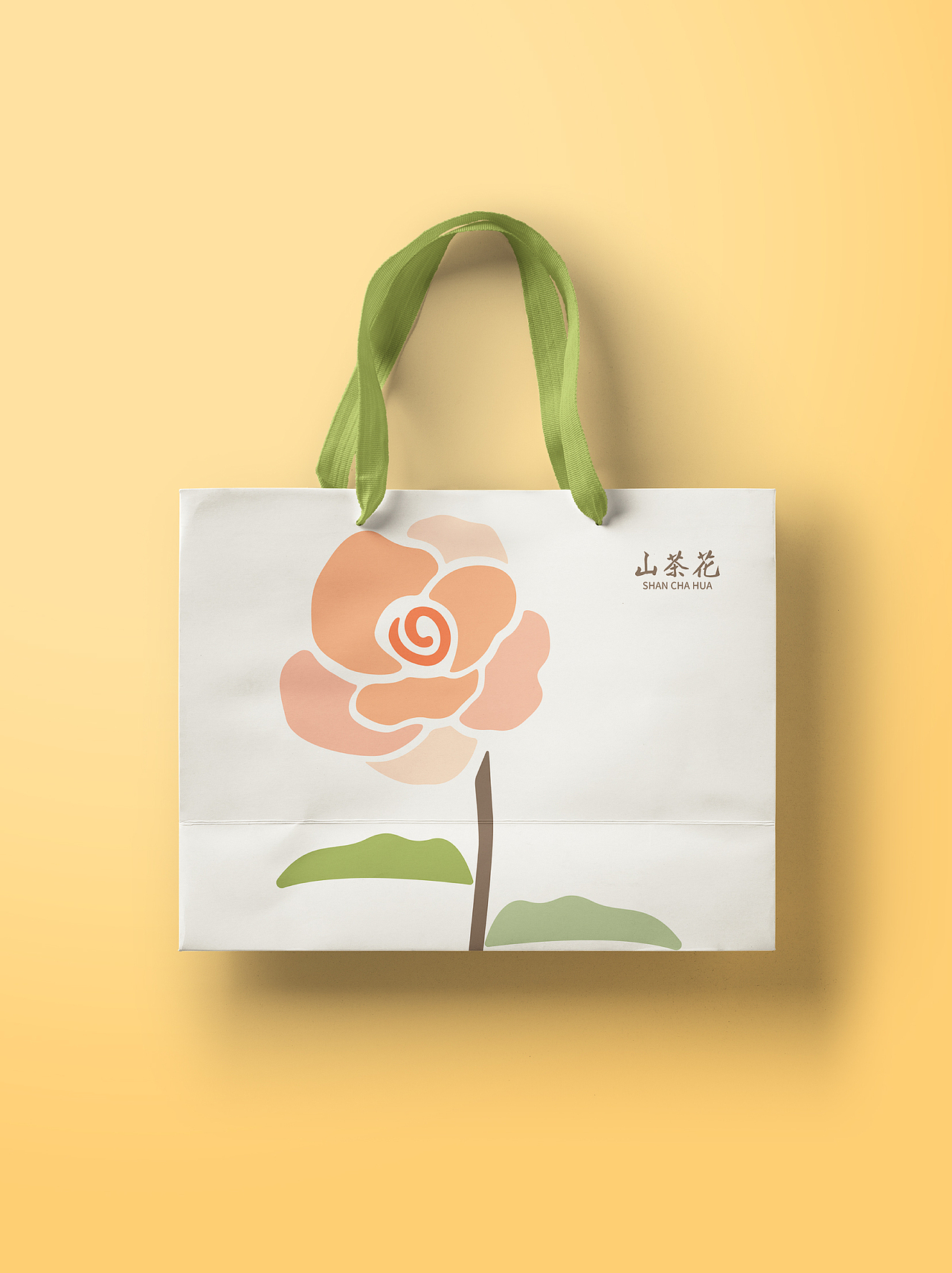 山茶花logo设计 | 品牌视觉设计