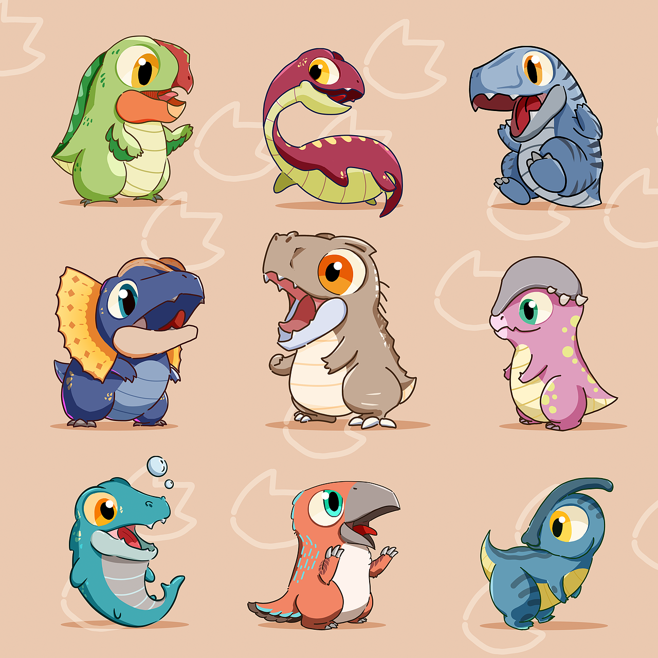 胖嘟嘟小恐龙系列2