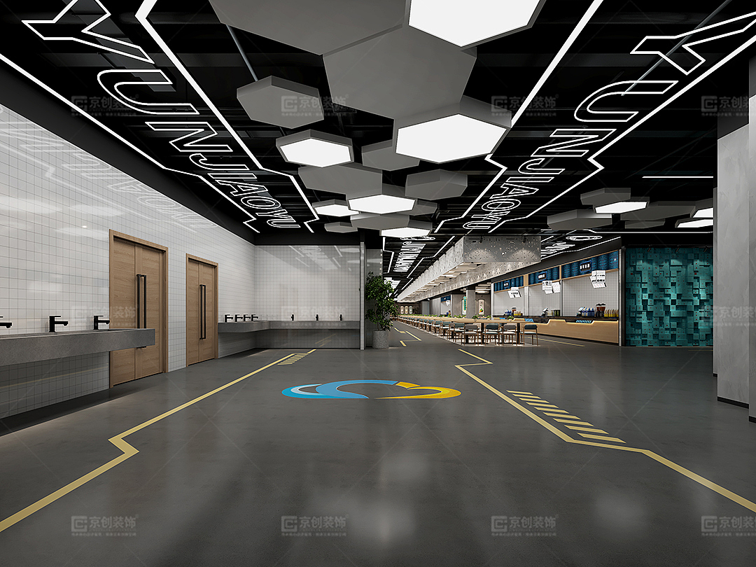 积云大学餐厅设计 | 京创装饰作品