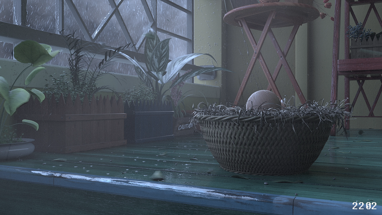 五年,制作一部动画短片《礼物》