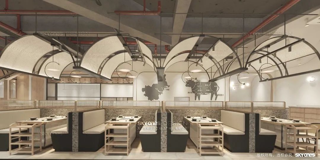 【SKYONES 作品】海汕壹品潮汕牛肉火鍋店设计