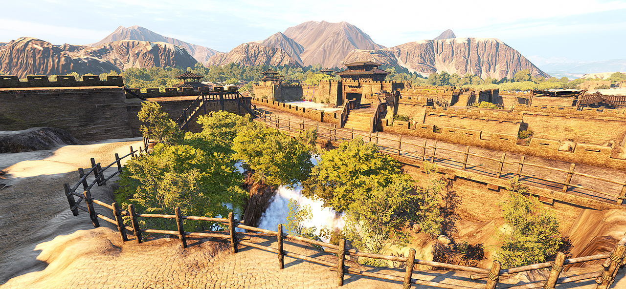 【衣谷三国概念设定】场景地编截图（一）（图ZMzIzOTQ4ODky） - 概念设定 - 站酷设计师疾风Shawk原创素材 - 站酷ZCOOL