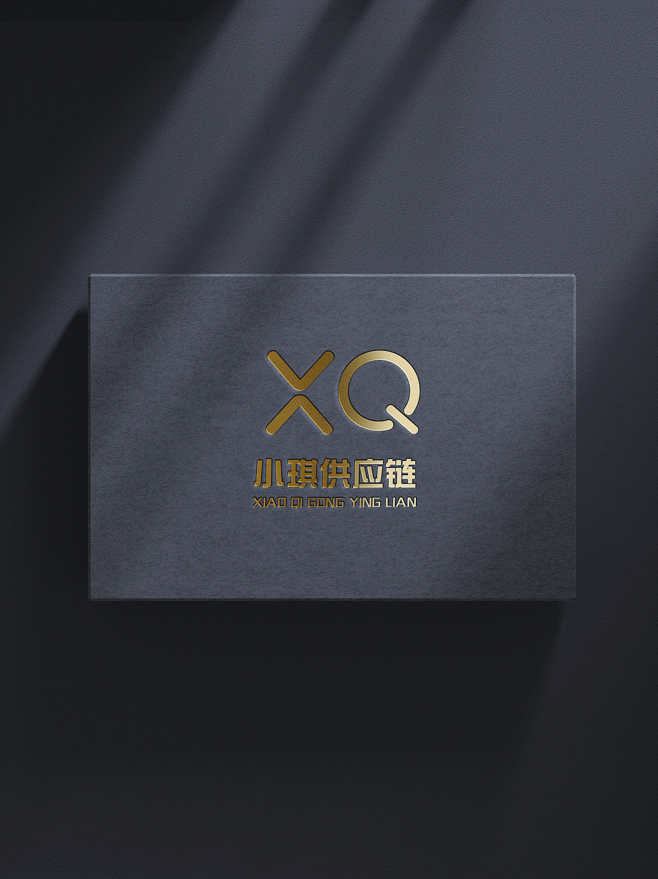 字母logo/logo/名片设计-小琪供应链