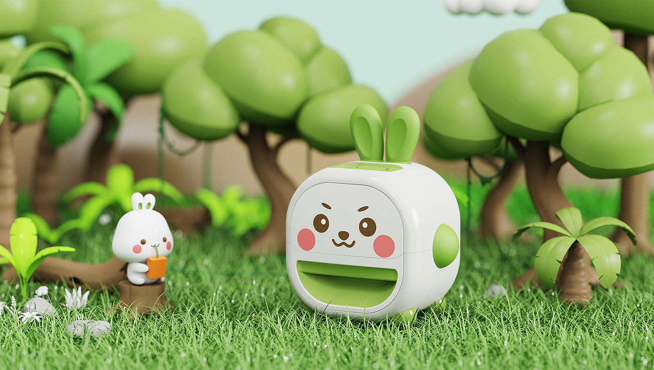 呆萌兔,闯入丛林迷了路~