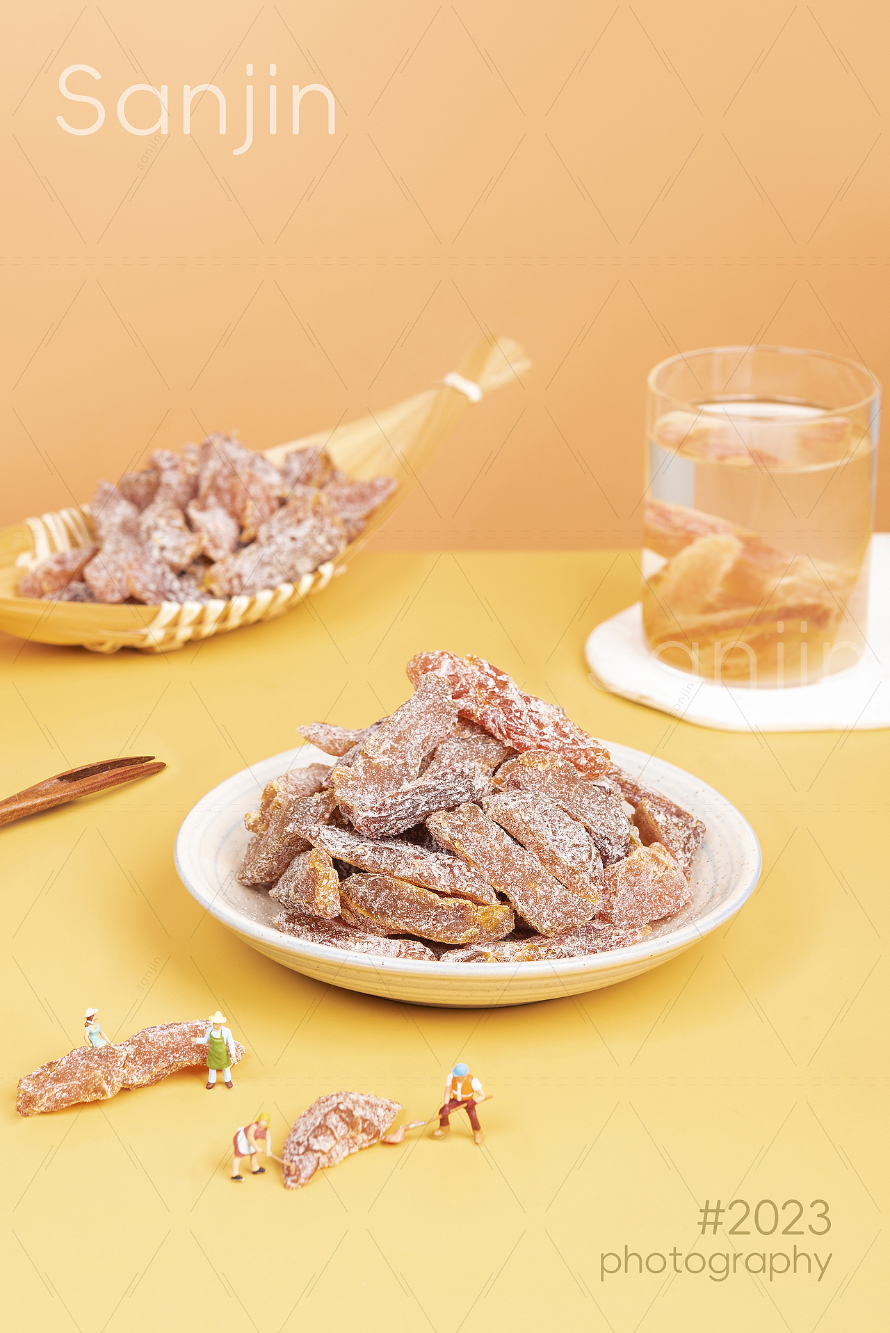 蜜饯果脯拍摄 | 盐津梅条 | Sanjin X 哈哈淘