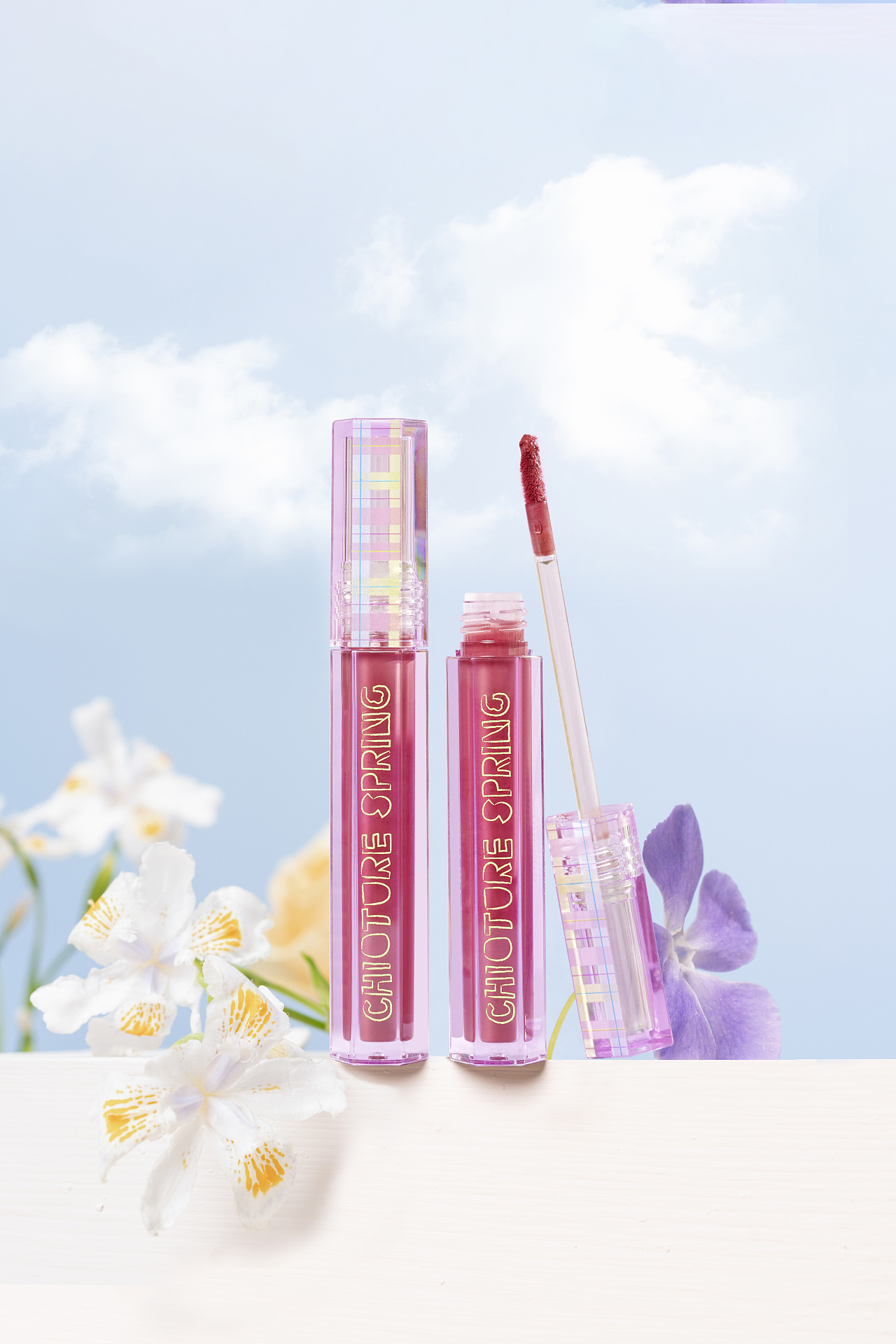 稚优泉春夏限定 野餐春趣 少女 口红眼影唇釉 美妆静物（图ZMzIzMDY0MDcy） - 产品摄影 - 站酷设计师v大梨呀原创素材 - 站酷ZCOOL