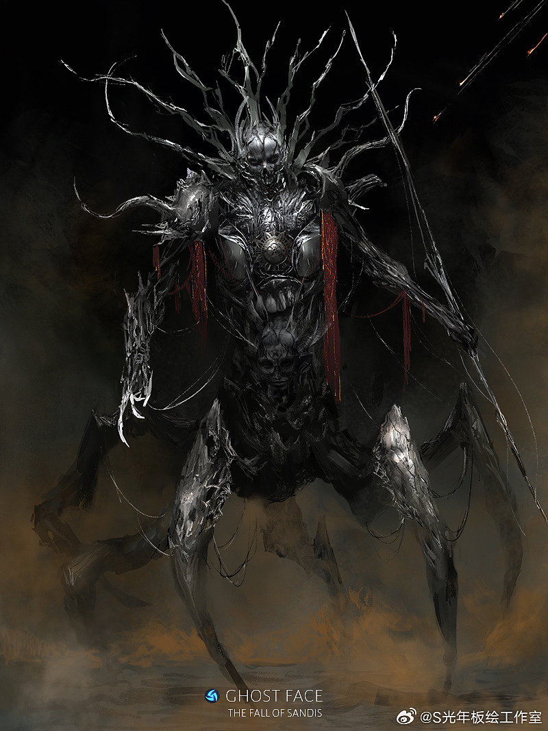 黑暗风人设立绘《桑迪斯的陷落》（图ZMzY3MTI0NDg4） - 独立游戏 - 站酷设计师S光年原创素材 - 站酷ZCOOL