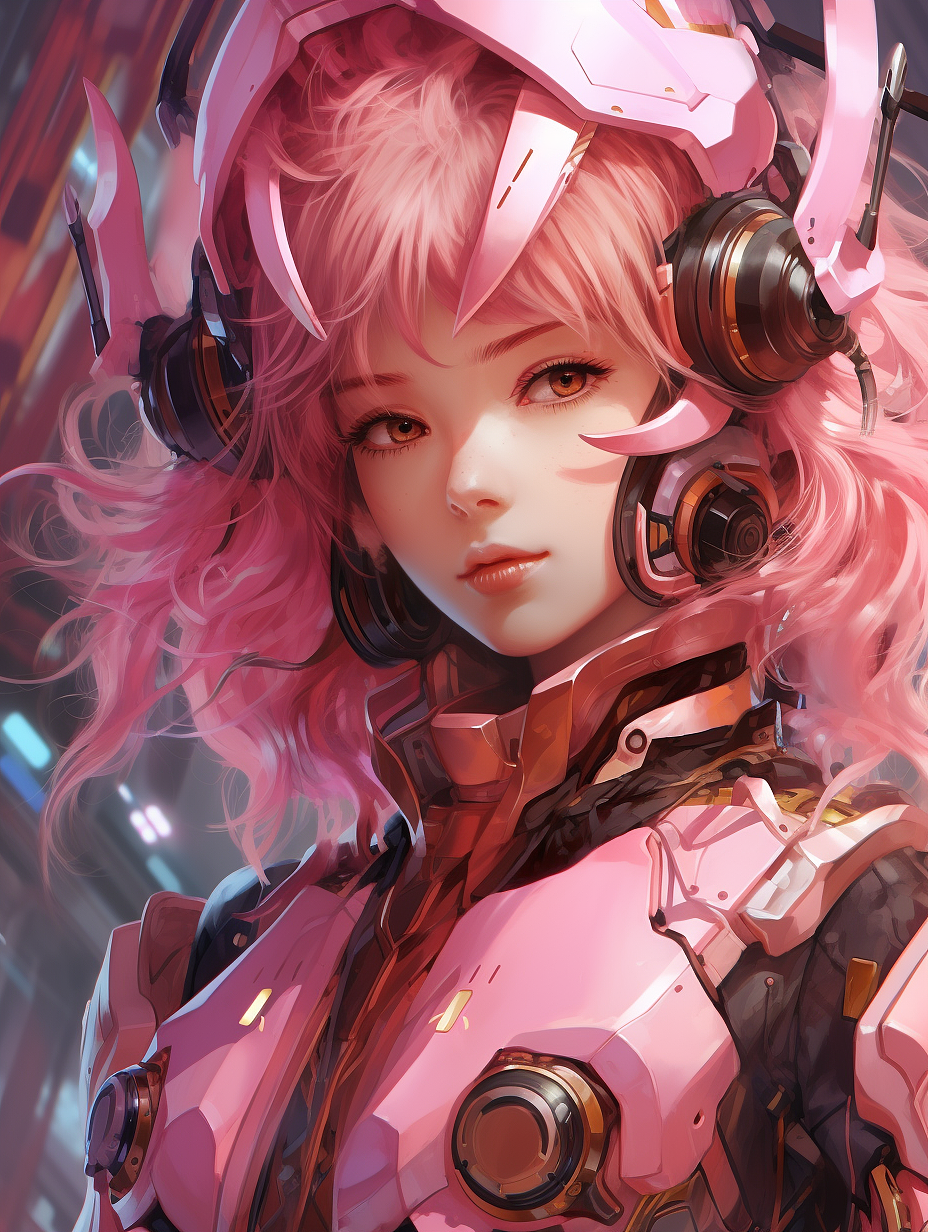 AIGC 赛博朋克丨机车女孩