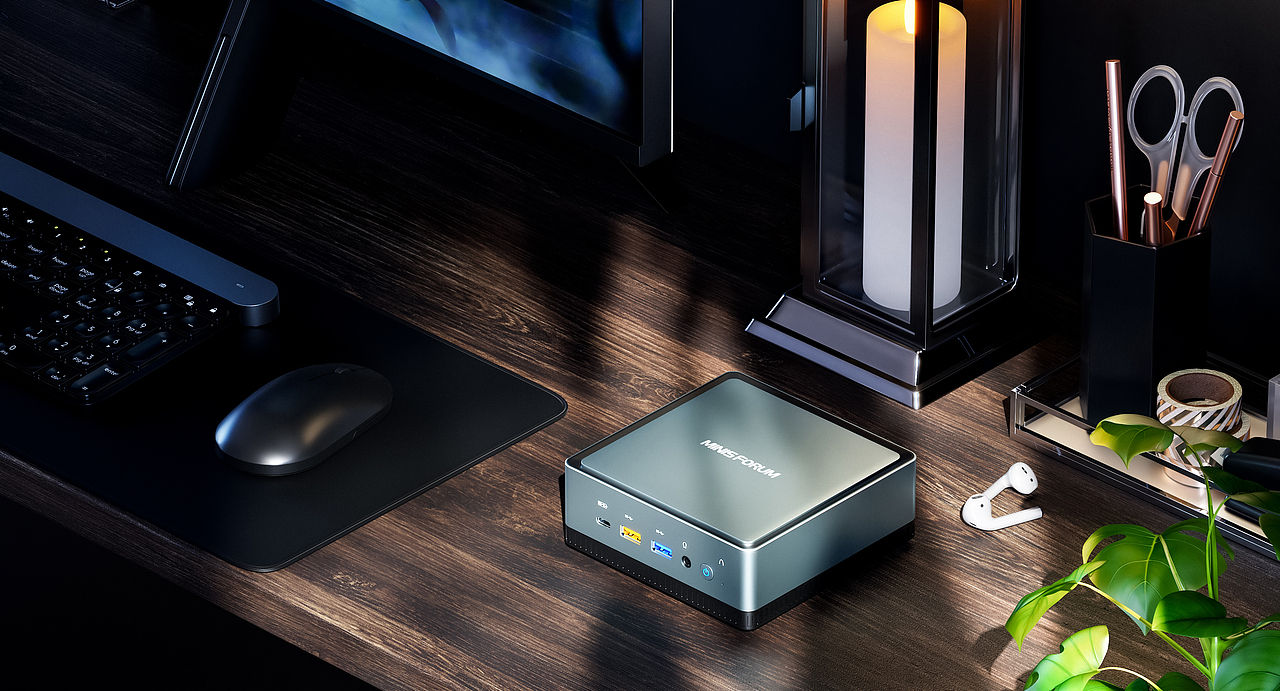 产品渲染 · 桌面美学与芯片美学的极致探索