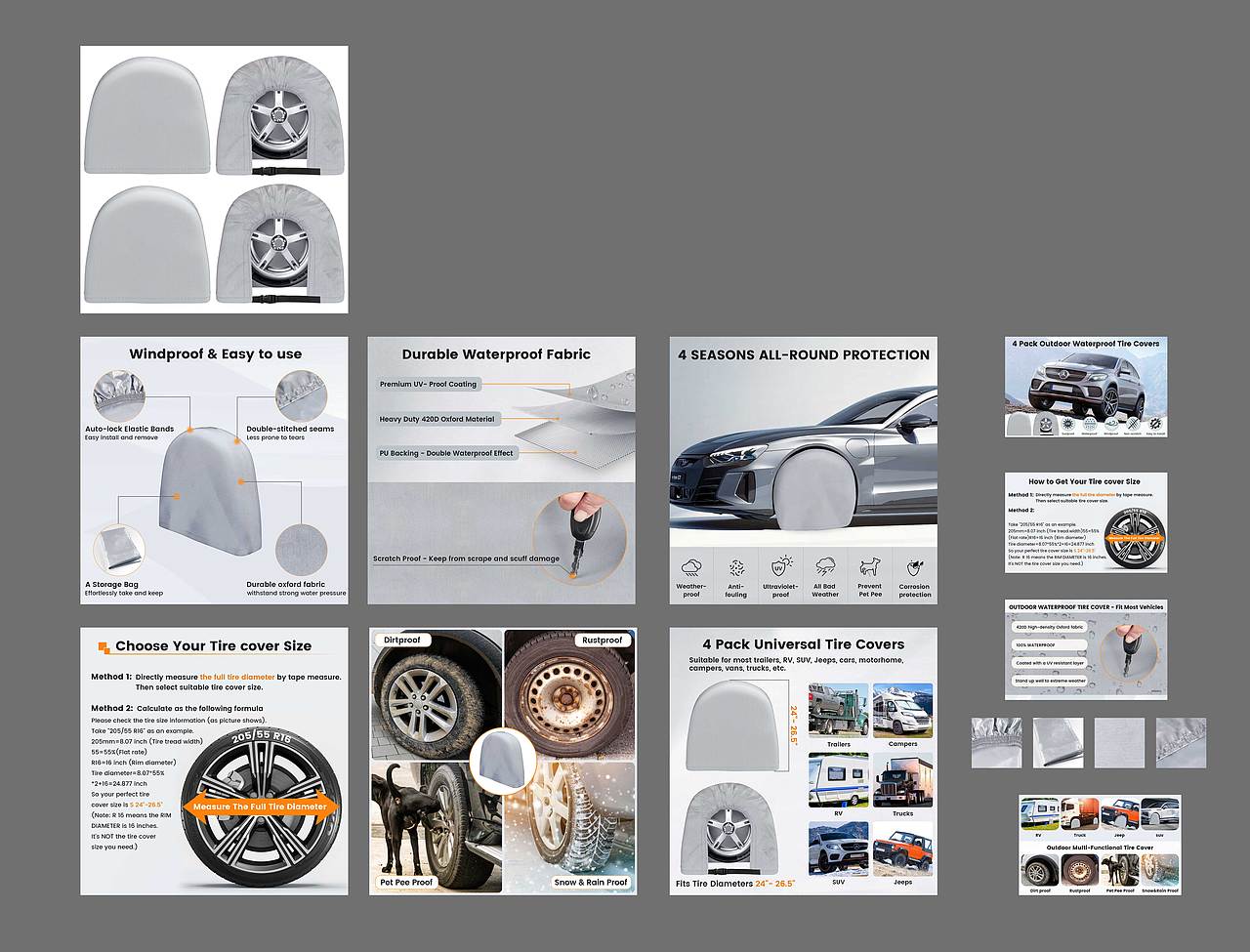 亚马逊电商-轮胎罩套图