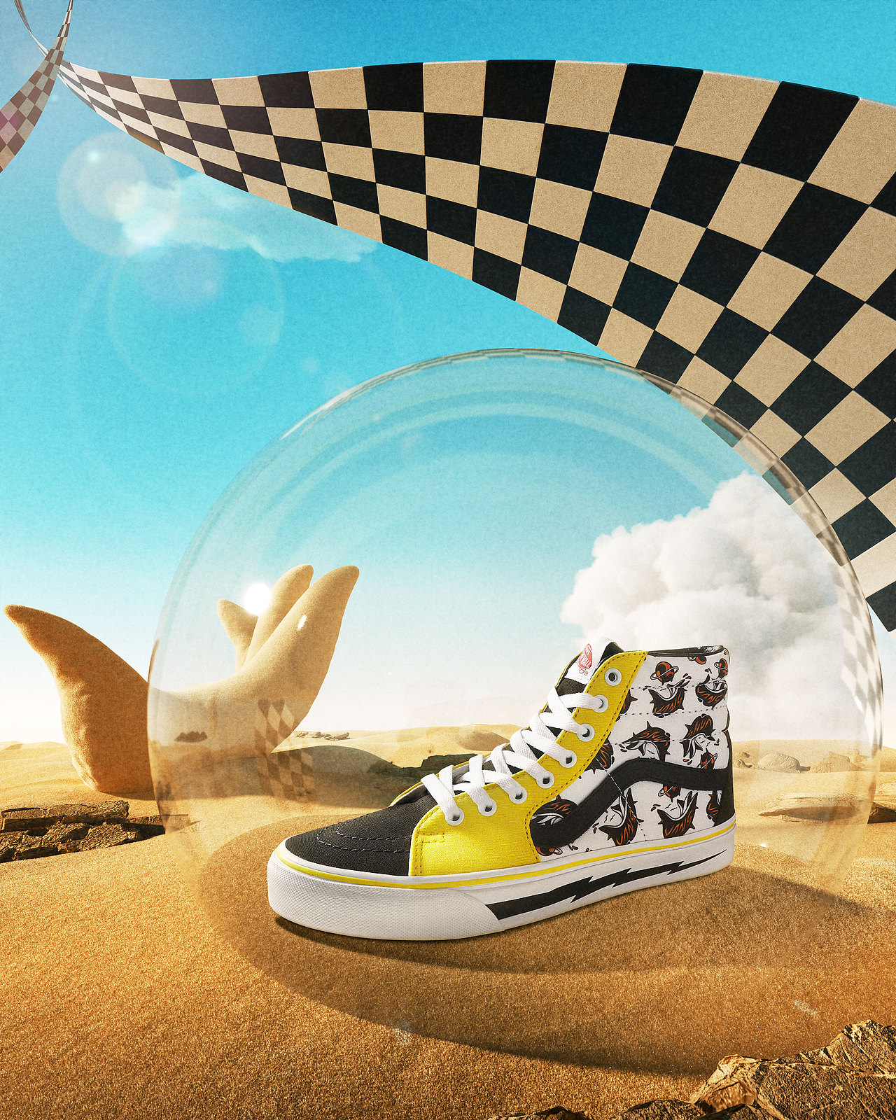 VANS#格局大开# 联名活动 我设计的SK8-HI-5