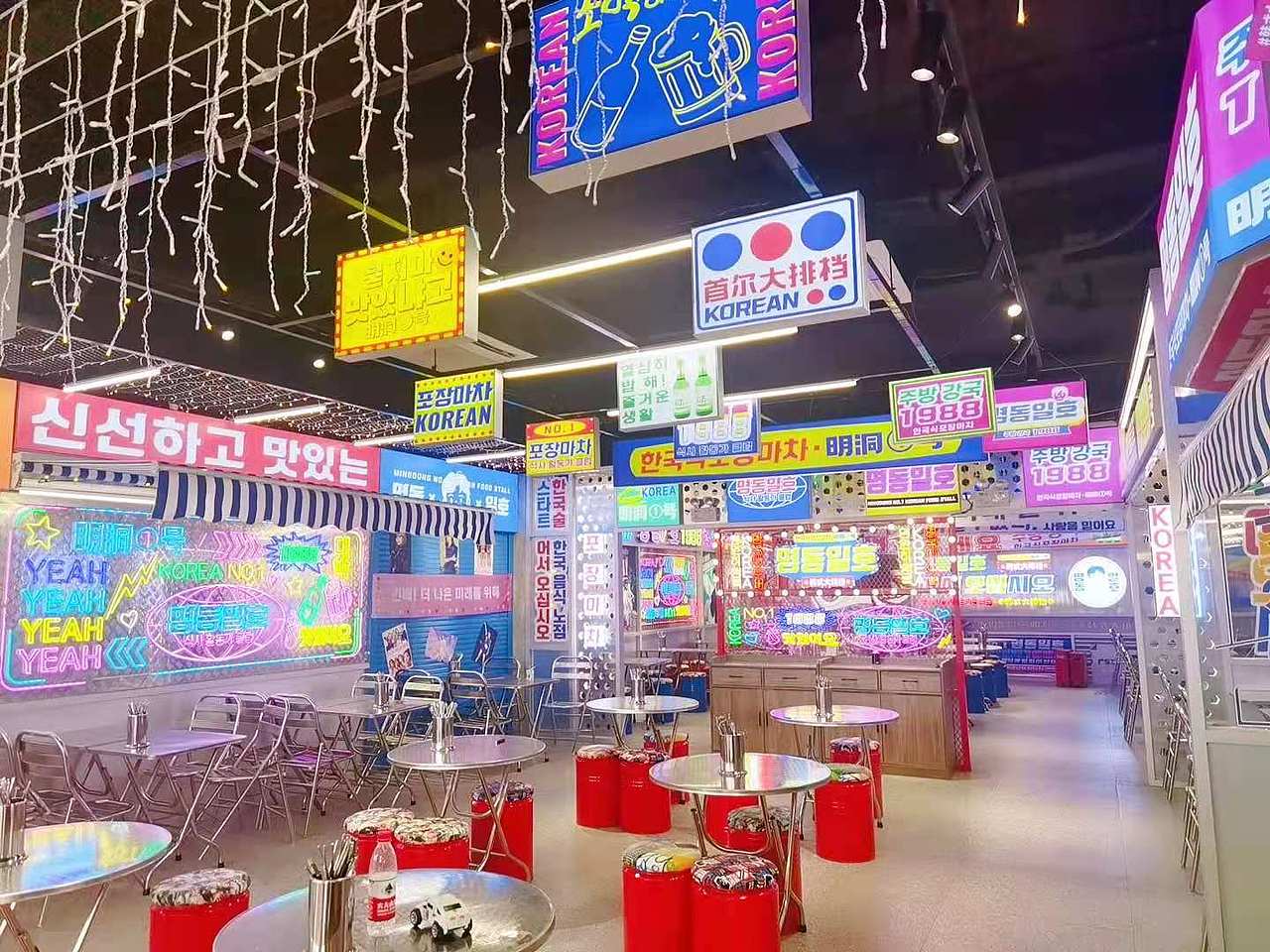 白日梦划 l 明洞壹号韩国烤肉大排档空间及品牌设计