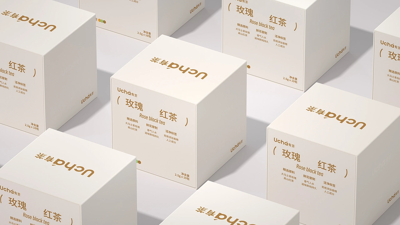 尚智&times;有茶｜玫瑰红茶概念包装｜饮品包装设计