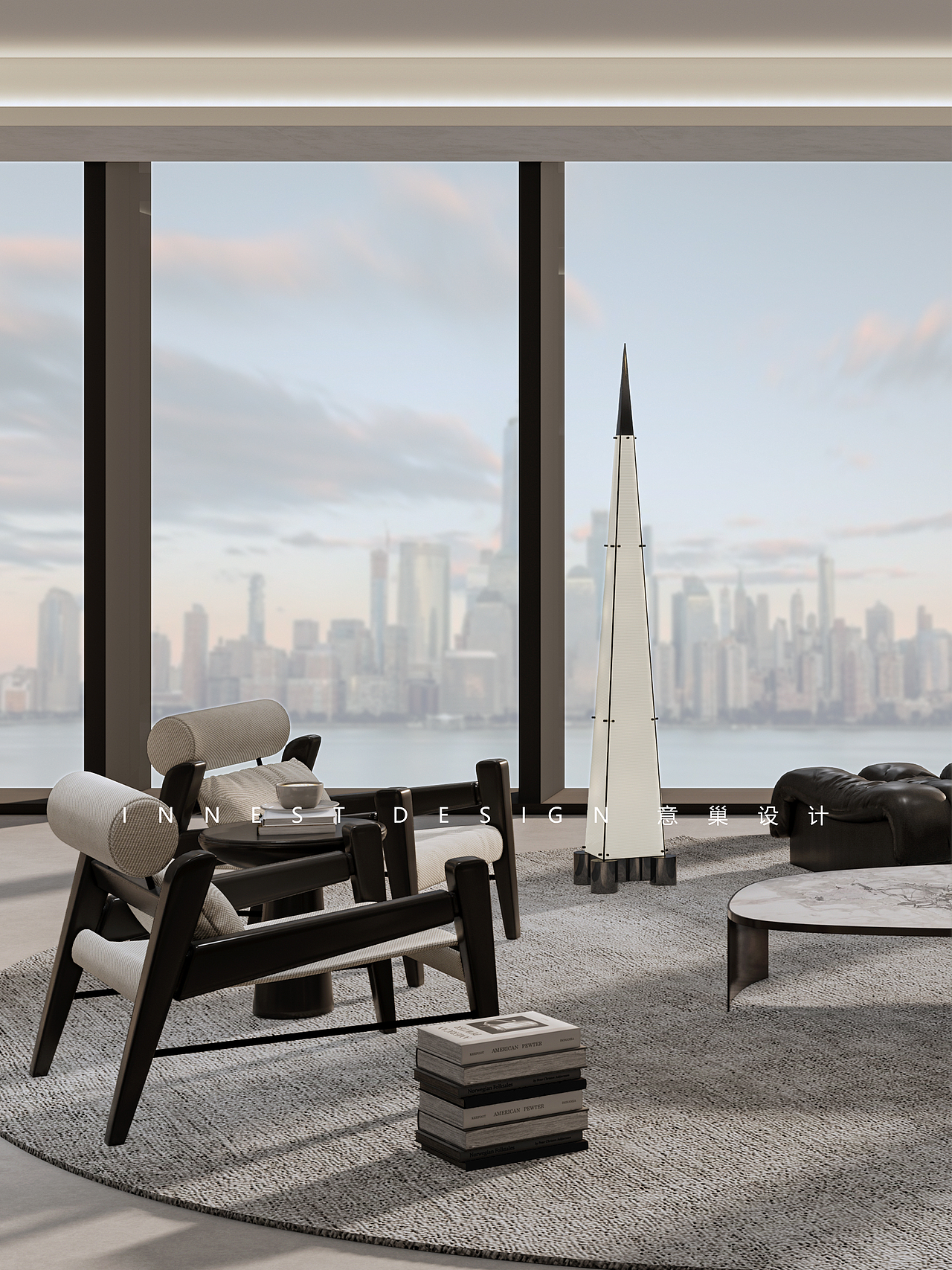 INNEST意巢设计:200㎡大平层,不被定义的“家”