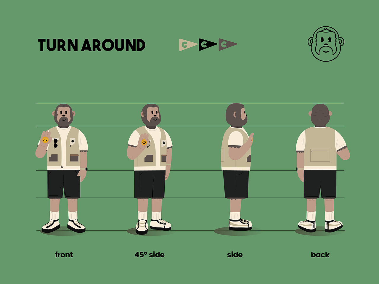 一帐Camplus旗下露营IP - Team C 形象手册2022