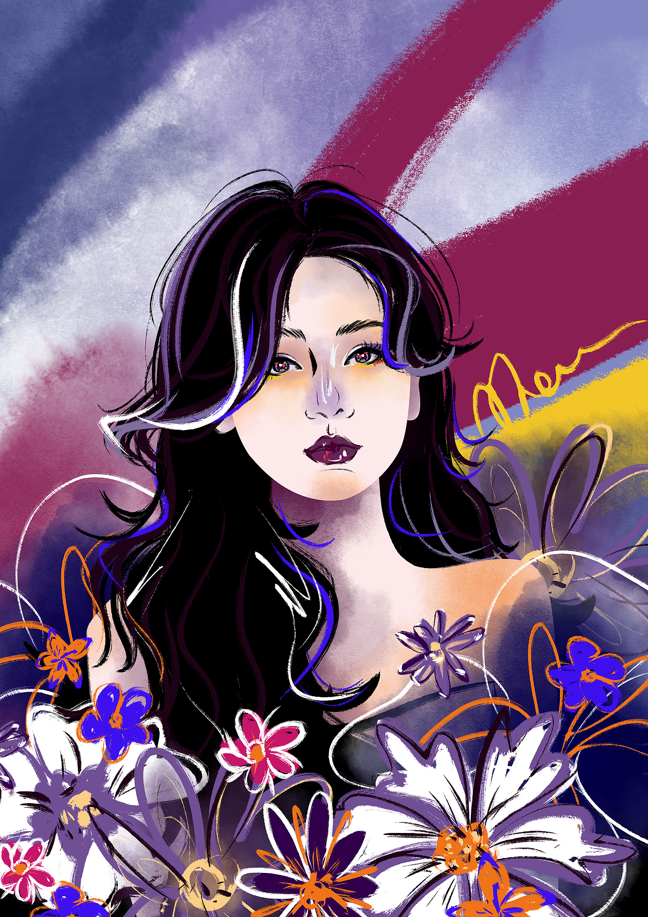 我的人物习作（图ZMzU2OTg4NjEy） - 艺术插画 - 站酷设计师野生的阿宝原创素材 - 站酷ZCOOL