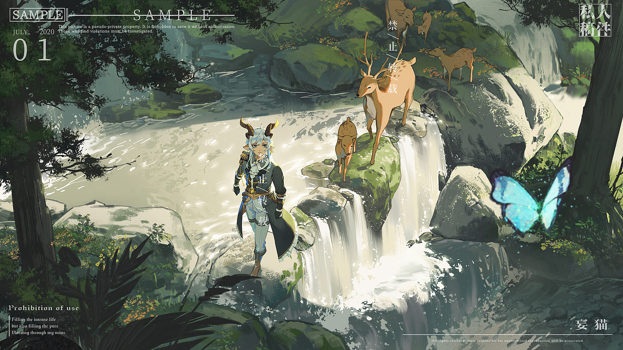 美宣插图（图ZMzY3ODk4OTky） - 游戏原画 - 站酷设计师妄猫原创素材 - 站酷ZCOOL