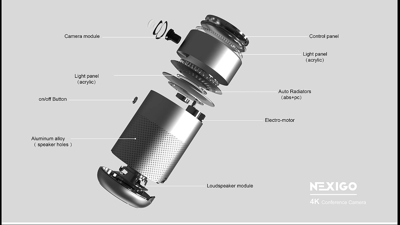 2022年 ces大奖 设计 一体化视频会议摄像头（图ZMzQ2NzkxMzg4） - 电子产品 - 站酷设计师seagullworks原创素材 - 站酷ZCOOL