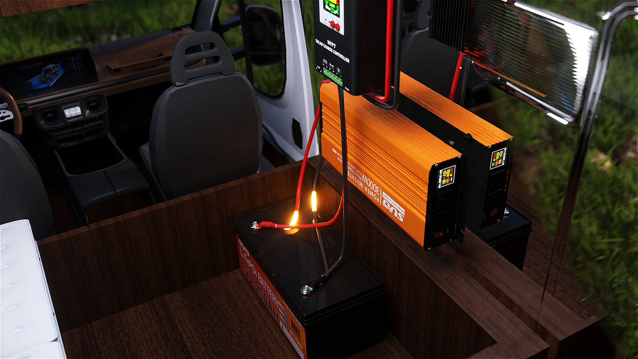 MPPT太阳能控制器三维CG动画宣传片MPPT Solar Charge